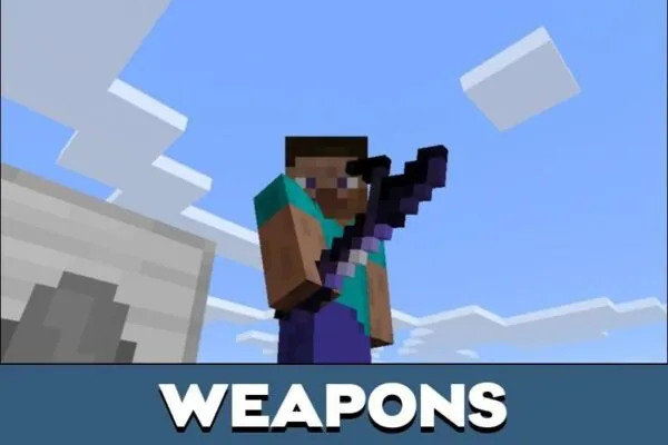 Weapons from Attack on Titan Mod for Minecraft PE