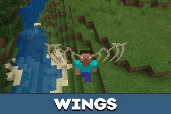 Wings from Fly Mod for Minecraft PE