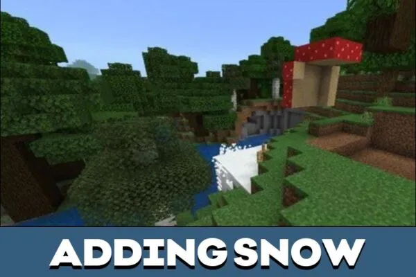 Adding Snow from World Edit Mod for Minecraft PE