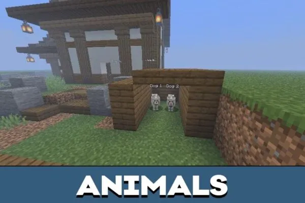 Animals from Demon Slayer Map for Minecraft PE