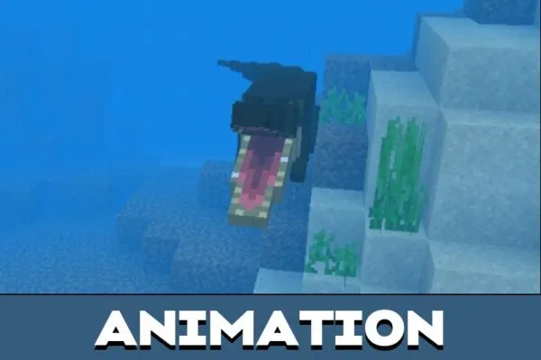 Animation from Crocodile Mod for Minecraft PE