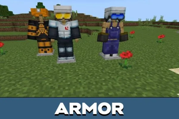 Armor from Techguns Mod for Minecraft PE