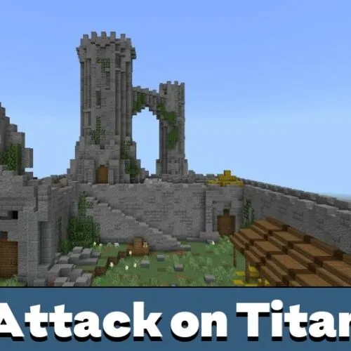 Attack on Titan Map for Minecraft PE