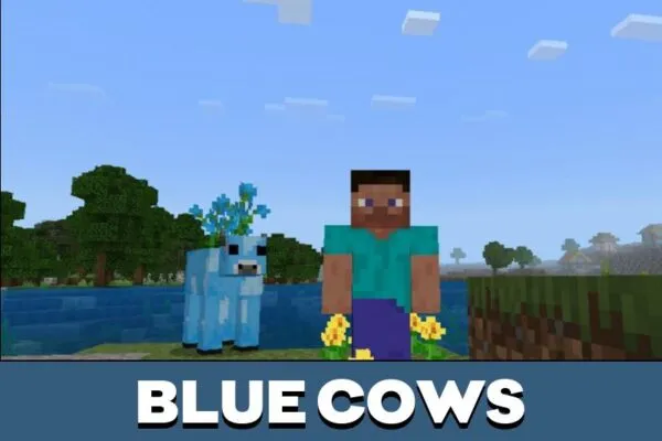 Blue Mob from Cow Mod for Minecraft PE