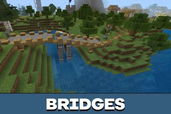 Bridges from Assassin Map for Minecraft PE