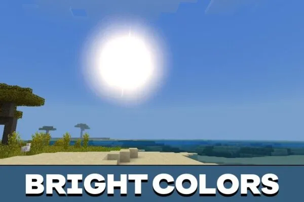 Bright Colors from Console Shader for Minecraft PE