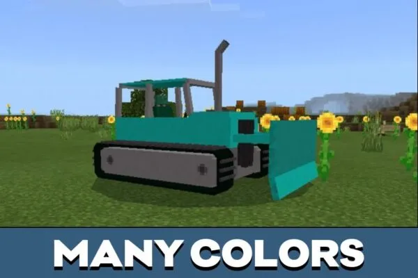 Colors from Bulldozer Mod for Minecraft PE