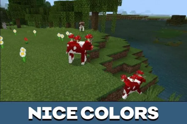 Colors from Cow Mod for Minecraft PE