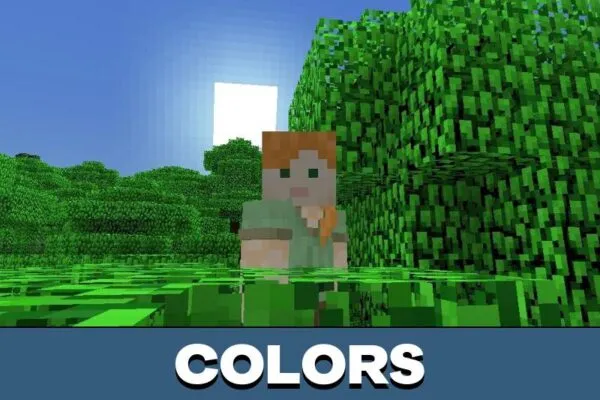 Colors from Nostalgia Texture Pack for Minecraft PE