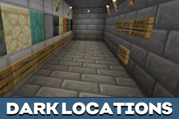 Locations from Stone Games Map for Minecraft PE