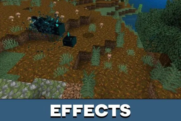 Effects from Worm Mod for Minecraft PE