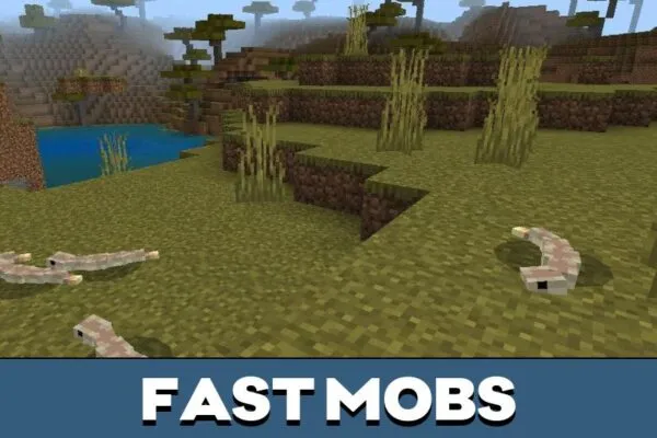 Fast Mobs from Snake Mod for Minecraft PE