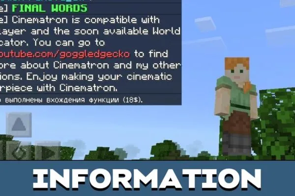 Information from Replay Mod for Minecraft PE