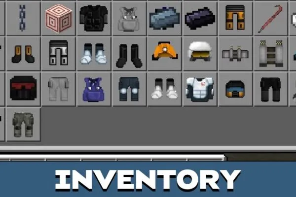 Inventory from Techguns Mod for Minecraft PE