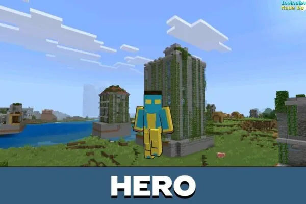Hero from Invincible Mod for Minecraft PE