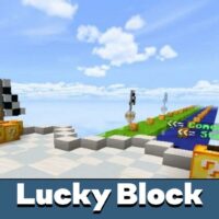 Flat Lucky map for Minecraft PE 1.18.0