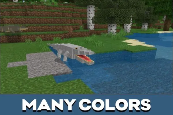 Colors from Crocodile Mod for Minecraft PE