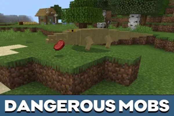 Mobs from Crocodile Mod for Minecraft PE