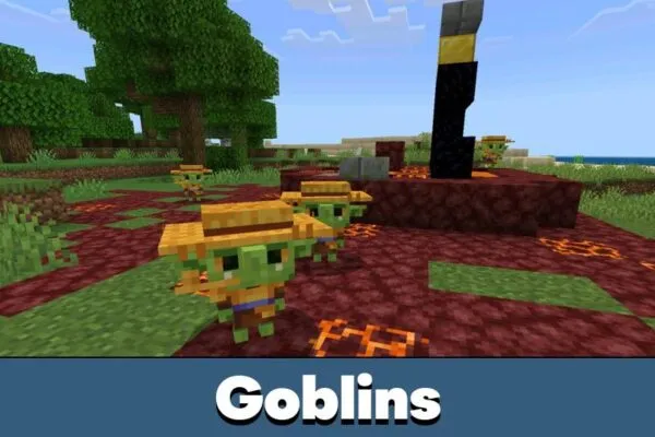 Mobs from Goblin mod for Minecraft PE