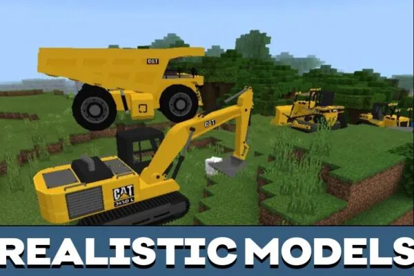 Models from Bulldozer Mod for Minecraft PE