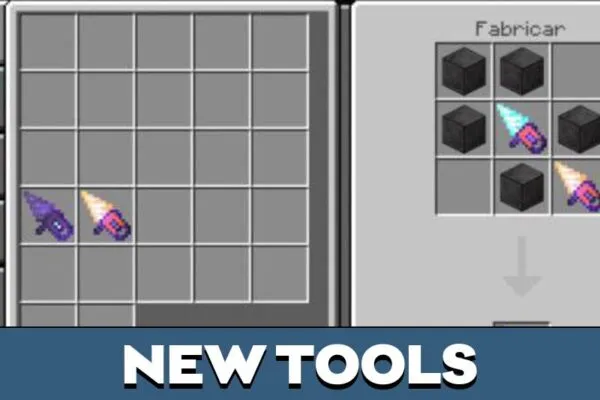 New Tools from Drill Mod for Minecraft PE