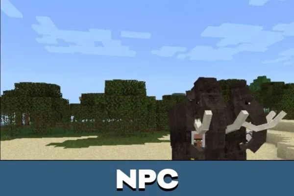 NPC from Wild Animal Mod for Minecraft PE