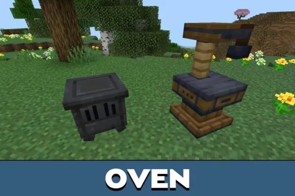 Oven from Vitals Mod for Minecraft PE