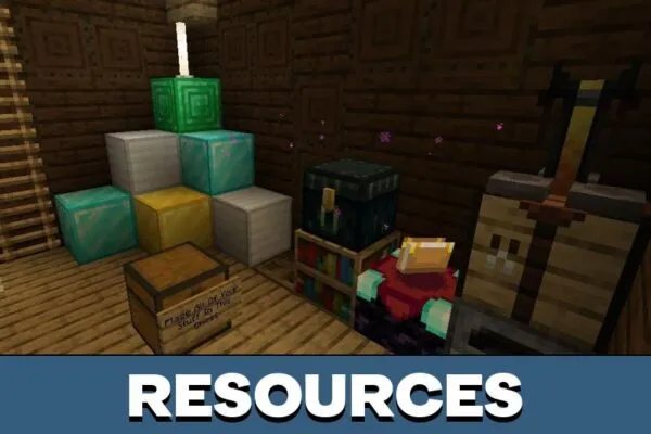 Resources from Woodland Mansion Map for Minecraft PE