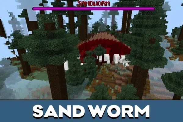 Sand Mob from Worm Mod for Minecraft PE