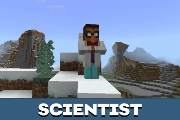 Scientist from Wild Animal Mod for Minecraft PE