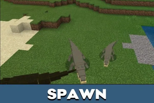 Spawn from Crocodile Mod for Minecraft PE