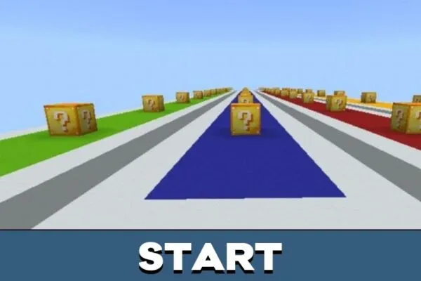 Start from Lucky Blocks Map for Minecraft PE