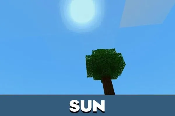 Sun from Ray Tracing Shader for Minecraft PE