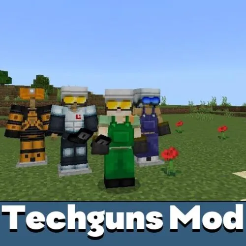 Techguns Mod for Minecraft PE