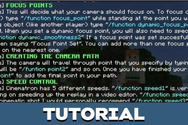 Tutorial from Replay Mod for Minecraft PE