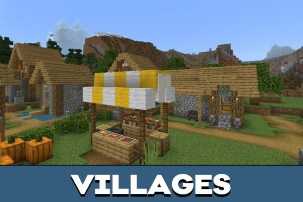 Villages from Assassin Map for Minecraft PE