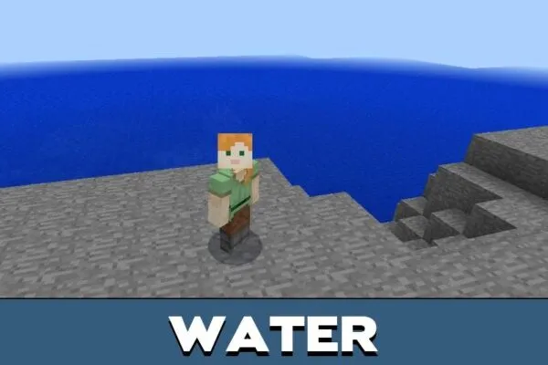 Water from Nostalgia Texture Pack for Minecraft PE