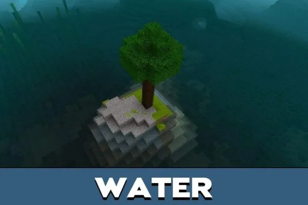 Water from Ray Tracing Shader for Minecraft PE