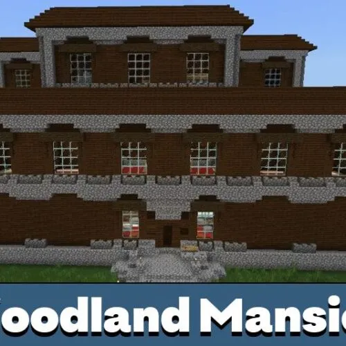 Woodland Mansion Map for Minecraft PE