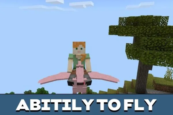 Ability to fly from Unicorn Mod for Minecraft PE