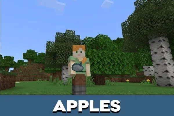 Apples from Silver Mod for Minecraft PE