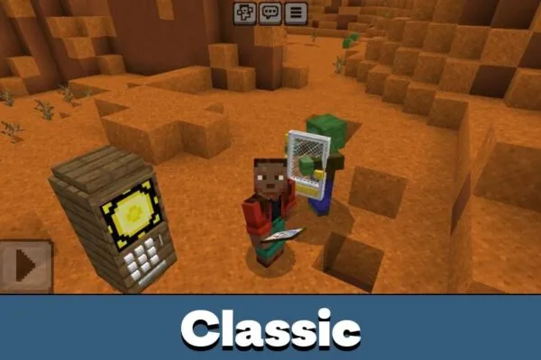 Classic from Plants vs Zombies Mod for Minecraft PE