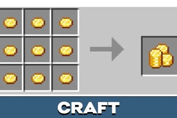 Craft from Gold Mod for Minecraft PE