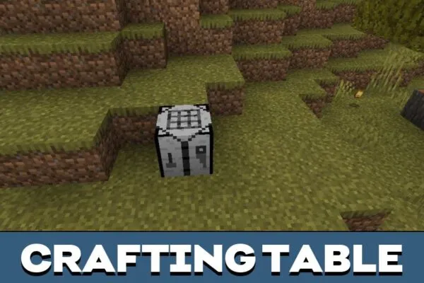 Crafting Table from Silver Mod for Minecraft PE