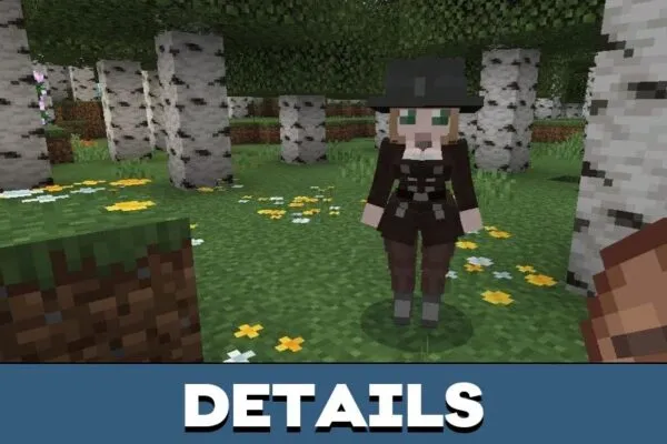 Details from Village Girls Texture Pack for Minecraft PE