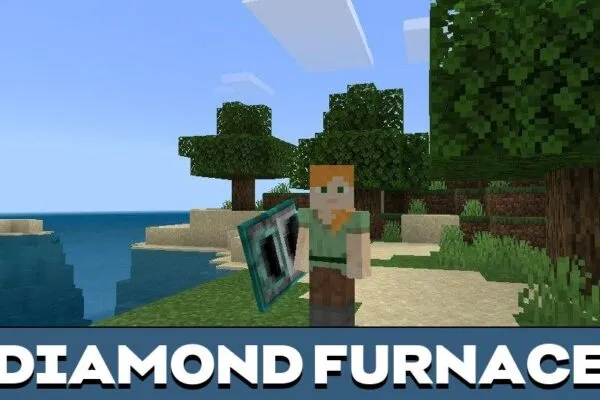 Diamond Item from Blast Furnace Mod for Minecraft PE