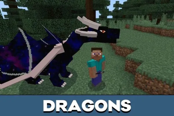 Dragons from Pegasus Mod for Minecraft PE