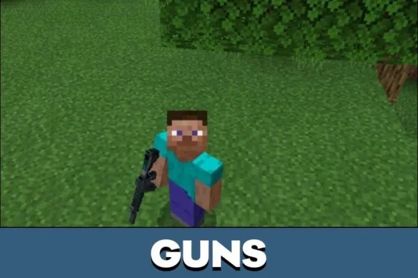 Guns from Call of Duty Mod for Minecraft PE