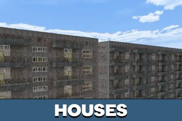 Houses from Ghost City for Minecraft PE