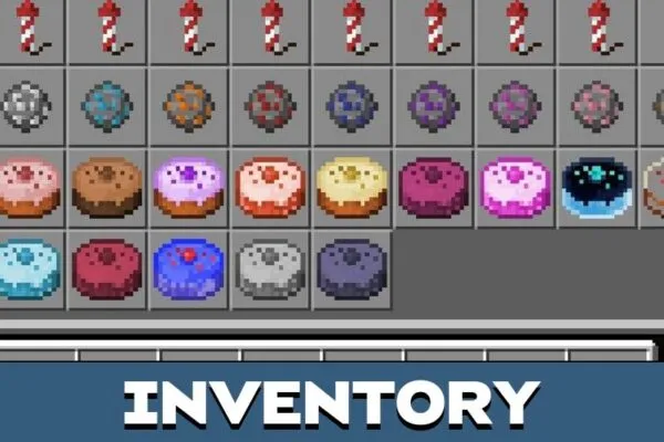 Inventory from Cake Mod for Minecraft PE